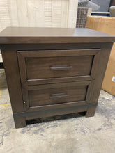 Load image into Gallery viewer, Sallie 2 Drawer Nightstand Brown
