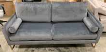 Load image into Gallery viewer, Meridian Furniture Mila Grey Velvet Sofa
