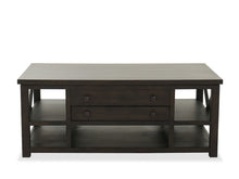 Load image into Gallery viewer, Traditional Lift Top Cocktail Table in Weathered Brown
