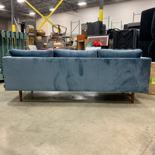 Load image into Gallery viewer, Norah Velvet 84&quot; Recessed Arms Sofa
