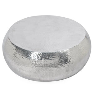 Dunbar Metal Drum Coffee Table Silver(1248)