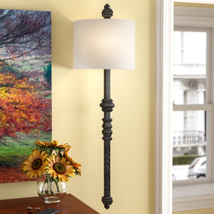 Roger 1-Light Shaded Wallchiere Lights Set of 2(1480-2 boxes)