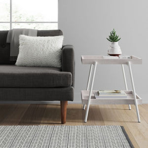 Hillside Side Table Weather White(439)