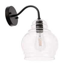 Load image into Gallery viewer, Savala 1 Light Armed Sconce Single Black(613)
