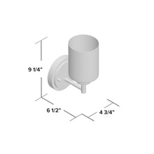 Load image into Gallery viewer, Honea 1-Light Armed Sconce In Brushed Nickel.  Set of 2. 9 CDR
