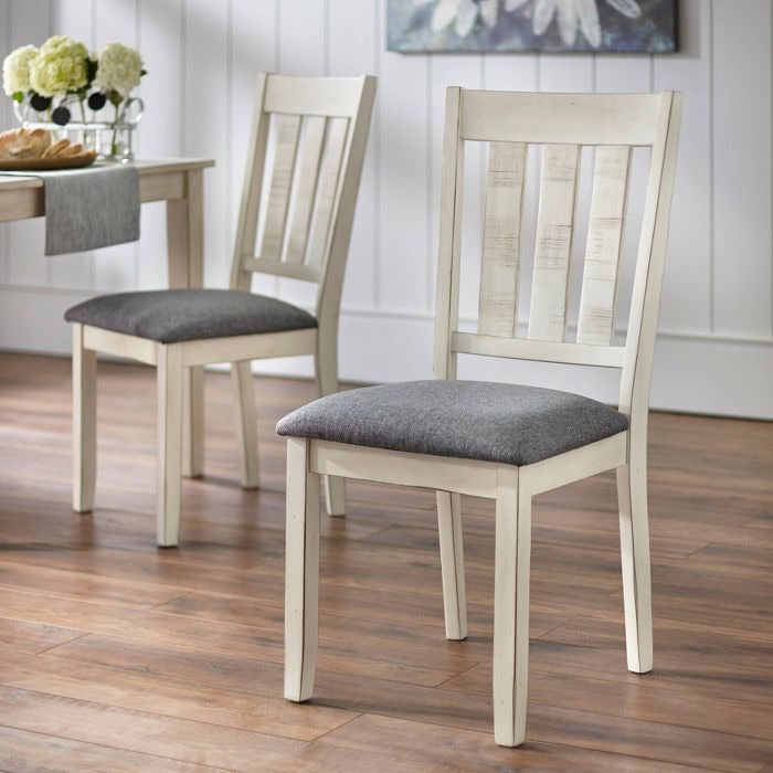 Olin Dining Chairs Set of 2 White/Gray(725)