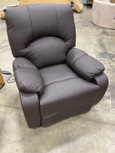 Load image into Gallery viewer, Reclining Heated Massage Chair Espresso Brown
