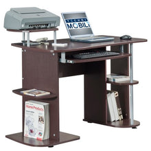 Load image into Gallery viewer, Compact Computer Desk with Storage Espresso(291)
