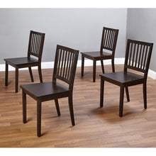 Load image into Gallery viewer, Raine Slat Back Side Chair Set of 4 Espresso(1329)
