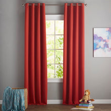 Load image into Gallery viewer, Solid Blackout Thermal Grommet Curtain Panels (Set of 2) 157 DC
