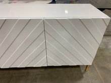 Load image into Gallery viewer, White Malcom Buffet Table 64”
