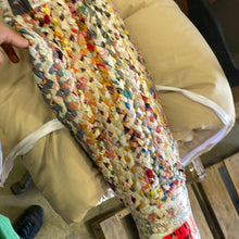 Load image into Gallery viewer, Hurst Abstract Handmade Handwoven Cotton Area Rug in Ivory/Multi 3&#39; x 5&#39; rectangle
