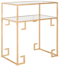 Load image into Gallery viewer, Berdine Antique Gold Leaf Accent Table(2342RR)
