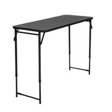 Load image into Gallery viewer, 20&quot; X 48&quot; Adjustable Height PVC Top Table Black(540)
