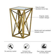 Load image into Gallery viewer, Stenson Frame End Table - Gold - #33CE
