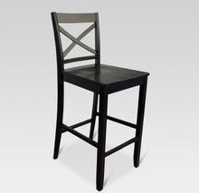 Load image into Gallery viewer, 29” Carey Hardwood Barstool-Black #3100
