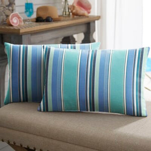Bezout Indoor/Outdoor Lumbar Pillow set of 2!!! #255ha