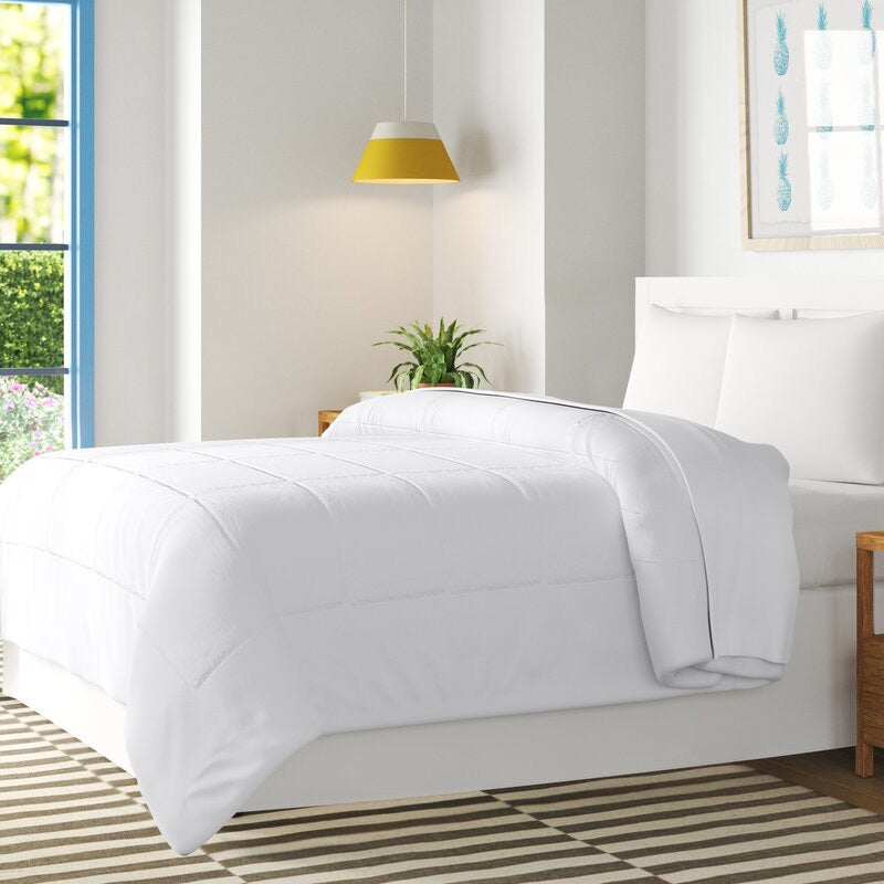 Wayfair Basics All Season Down Alternative Single Comforter King White(1492)