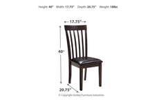 Load image into Gallery viewer, Hammis Dining Room Chair Set of 2 Espresso(1486)
