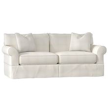 Load image into Gallery viewer, Veana 84” Rolled Arm Sofa Bed White

