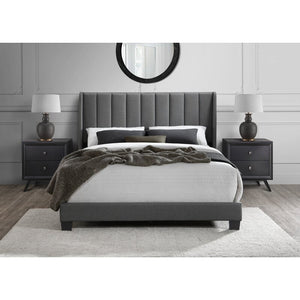 Gray Herman Queen Upholstered Standard Bed 7740