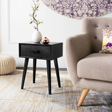 Load image into Gallery viewer, Lyle Black Storage Side Table 3105RR
