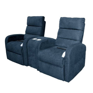 The Serta Comfort Lift Nixon Recliner Center Console with Cupholders Navy (CONSOLE ONLY) #733HW