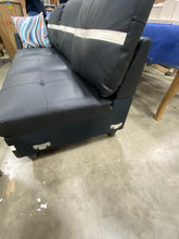 Load image into Gallery viewer, Wilhelmine Sofa Sectional Piece Black/White Stripe
