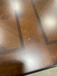 31”H x 62”L x 38”W Dining table