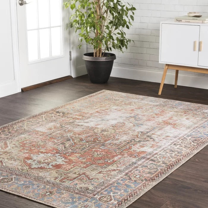 Skye Oriental Terracotta Area Rug 3399RR