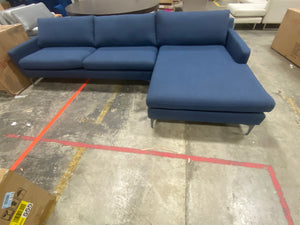 119" Wide Sofa & Chaise Sectional