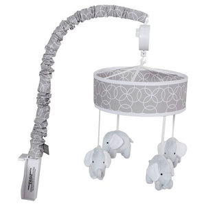 Trend Lab Gray Circles with Elephants Crib Mobile(554)