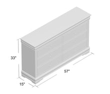 Load image into Gallery viewer, Emily 6 Drawer Double Dresser-Antique Grey
