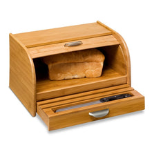Load image into Gallery viewer, Honey Can Do Bamboo Bread Box(1877RR)
