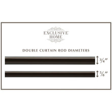 Load image into Gallery viewer, Sunnydale Double Curtain Rod &amp; Hardware Set - #48CE

