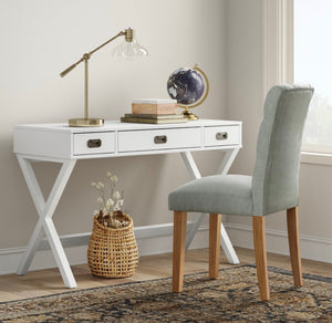 Campaign Desk-White #3109
