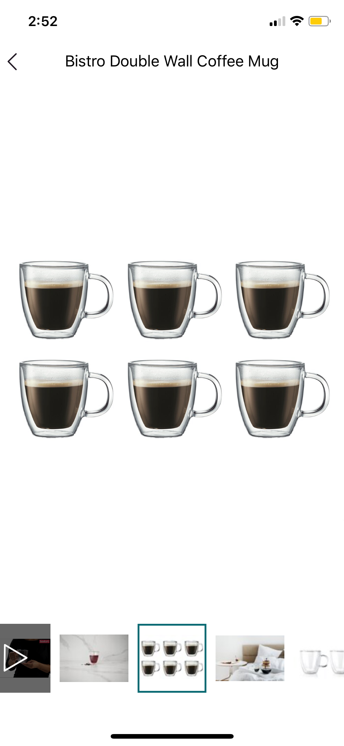 Bistro Coffee Mug #181-NT set of 6!
