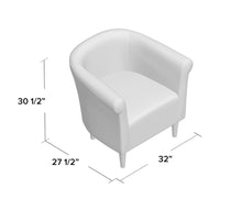 Load image into Gallery viewer, Liam Barrel Chair-Pecan #4636
