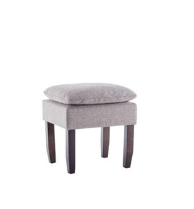 18" Square Pillowtop Ottoman Gray #1746HW