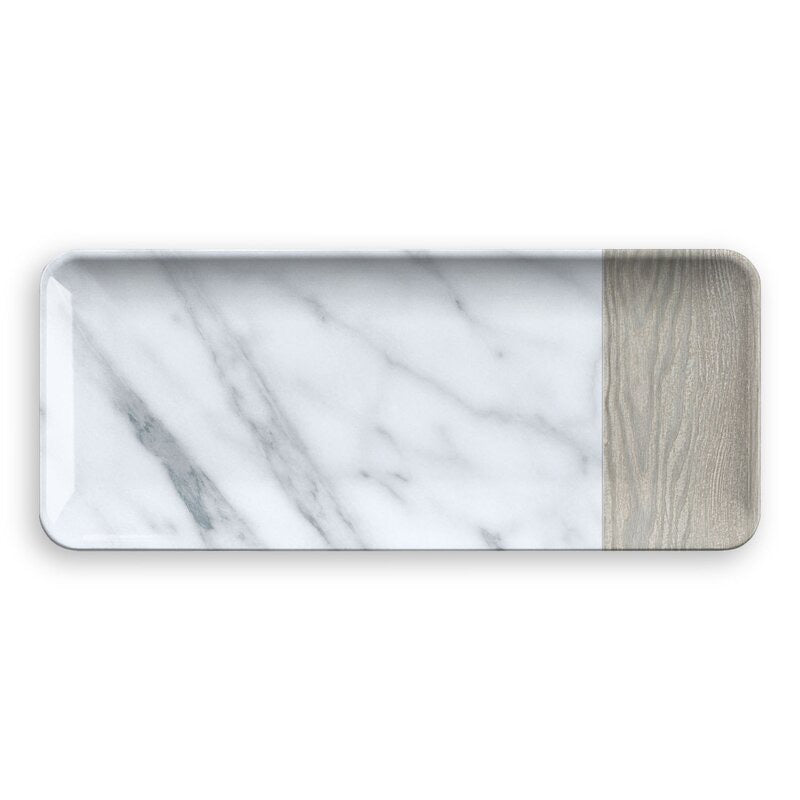 Asante Mixed Carrara and French Oak Melamine Platter(2730RR)
