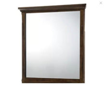 Load image into Gallery viewer, Kamarre Rectangular Traditional Beveled Dresser Mirror Brown  #119HW
