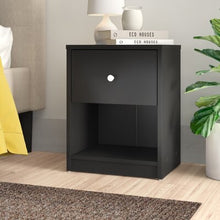 Load image into Gallery viewer, Guilford 1 Drawer Nightstand-Black #27CE
