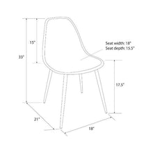 Load image into Gallery viewer, Copley Plastic Dining Chair 2pk White(1353)
