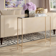 Load image into Gallery viewer, Wiginton Console Table with Mirror Top Gold(429)
