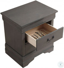 Load image into Gallery viewer, Charissa Philippe 2 Drawer Nightstand Gray
