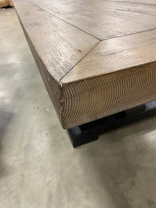 2 toned Farmhouse Dining Table