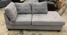 Load image into Gallery viewer, Light Gray Tufted Chaise Lounge **AS IS**
