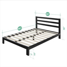 Load image into Gallery viewer, Arnav Modern Studio 10 Inch Platform 2000H Metal Bed Frame, Queen(1291)
