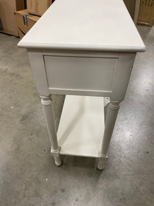 Landers 3 Drawer Console Table Distressed White