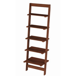 Wabansia Ladder Bookcase - Walnut - #252CE